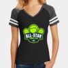 Women's Game V Neck Tee Thumbnail