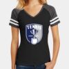 Women's Game V Neck Tee Thumbnail