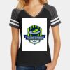 Women's Game V Neck Tee Thumbnail