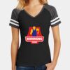 Women's Game V Neck Tee Thumbnail