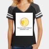 Women's Game V Neck Tee Thumbnail