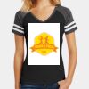 Women's Game V Neck Tee Thumbnail