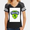 Women's Game V Neck Tee Thumbnail