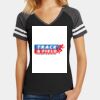 Women's Game V Neck Tee Thumbnail