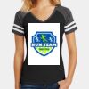 Women's Game V Neck Tee Thumbnail