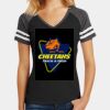 Women's Game V Neck Tee Thumbnail