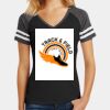 Women's Game V Neck Tee Thumbnail