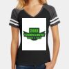 Women's Game V Neck Tee Thumbnail