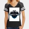 Women's Game V Neck Tee Thumbnail