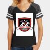 Women's Game V Neck Tee Thumbnail