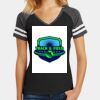Women's Game V Neck Tee Thumbnail