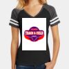 Women's Game V Neck Tee Thumbnail