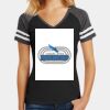 Women's Game V Neck Tee Thumbnail