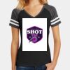 Women's Game V Neck Tee Thumbnail