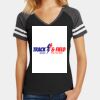 Women's Game V Neck Tee Thumbnail