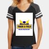 Women's Game V Neck Tee Thumbnail
