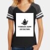 Women's Game V Neck Tee Thumbnail