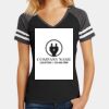 Women's Game V Neck Tee Thumbnail