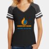 Women's Game V Neck Tee Thumbnail
