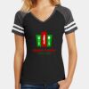 Women's Game V Neck Tee Thumbnail
