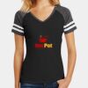 Women's Game V Neck Tee Thumbnail