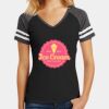 Women's Game V Neck Tee Thumbnail