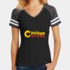 Women's Game V Neck Tee Thumbnail
