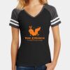 Women's Game V Neck Tee Thumbnail