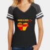 Women's Game V Neck Tee Thumbnail