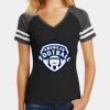 Women's Game V Neck Tee Thumbnail