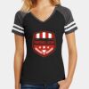 Women's Game V Neck Tee Thumbnail