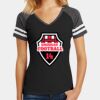 Women's Game V Neck Tee Thumbnail