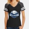Women's Game V Neck Tee Thumbnail