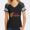 Women's Game V Neck Tee Thumbnail