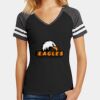 Women's Game V Neck Tee Thumbnail