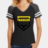 Women's Game V Neck Tee Thumbnail