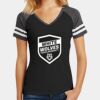 Women's Game V Neck Tee Thumbnail