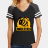 Women's Game V Neck Tee Thumbnail