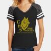 Women's Game V Neck Tee Thumbnail