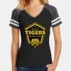 Women's Game V Neck Tee Thumbnail