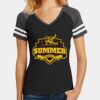 Women's Game V Neck Tee Thumbnail