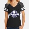 Women's Game V Neck Tee Thumbnail