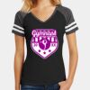 Women's Game V Neck Tee Thumbnail