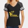 Women's Game V Neck Tee Thumbnail