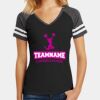Women's Game V Neck Tee Thumbnail