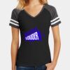 Women's Game V Neck Tee Thumbnail