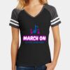 Women's Game V Neck Tee Thumbnail