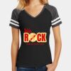 Women's Game V Neck Tee Thumbnail
