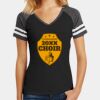 Women's Game V Neck Tee Thumbnail