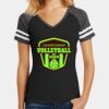 Women's Game V Neck Tee Thumbnail
